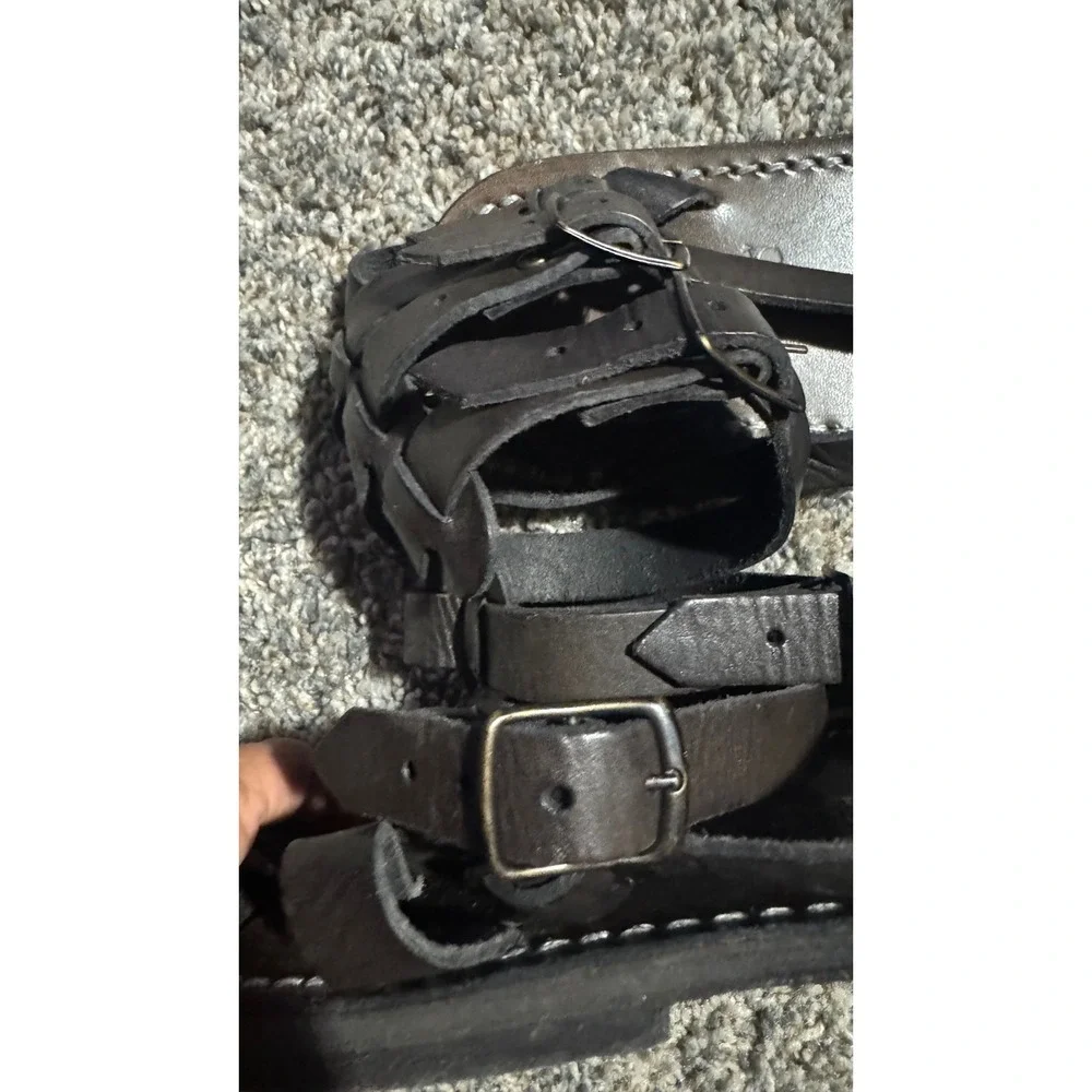 Gianluca L'Artigiano Del Cuio Leather Gladiator Sandals Italy Mens 8 Womens 10